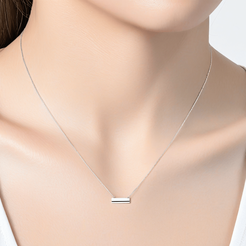 925 Sterling Silver Minimalist Pendant Necklace - Wholesale Jewelry Manufacturer Panyu