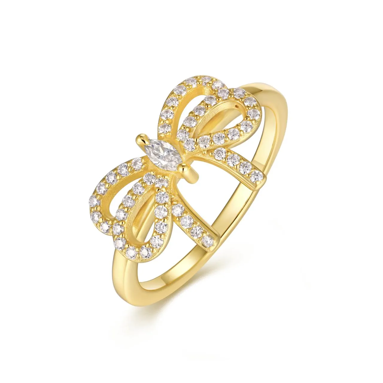 18K Gold Plated Minimalist Band Ring OEM Wholesale Canton Jewel