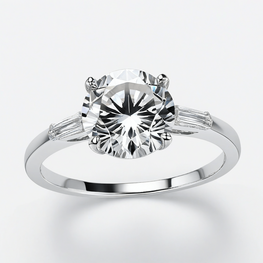 925 Silver Solitaire CZ Engagement Ring Wholesale Factory Supplier