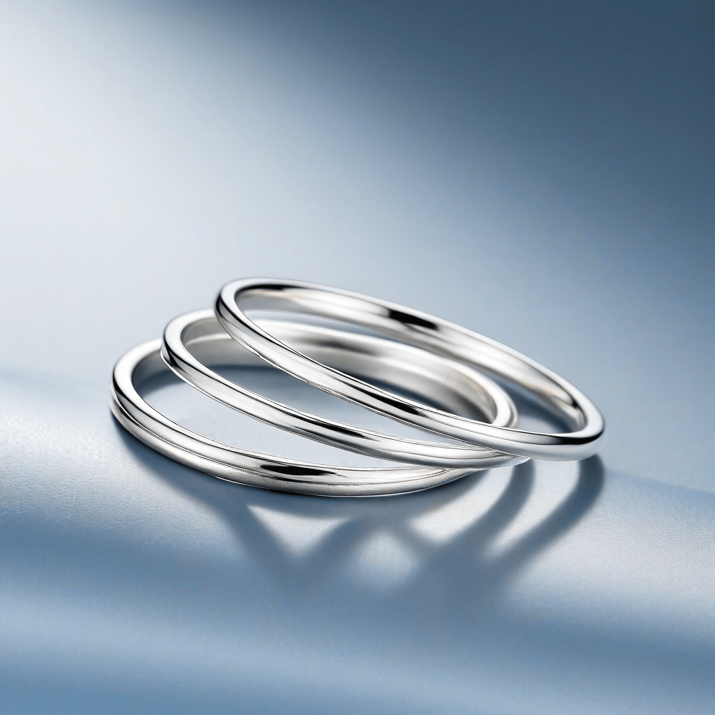 925 Sterling Silver Stacking Ring Set 3 Rings OEM Manufacturer Panyu