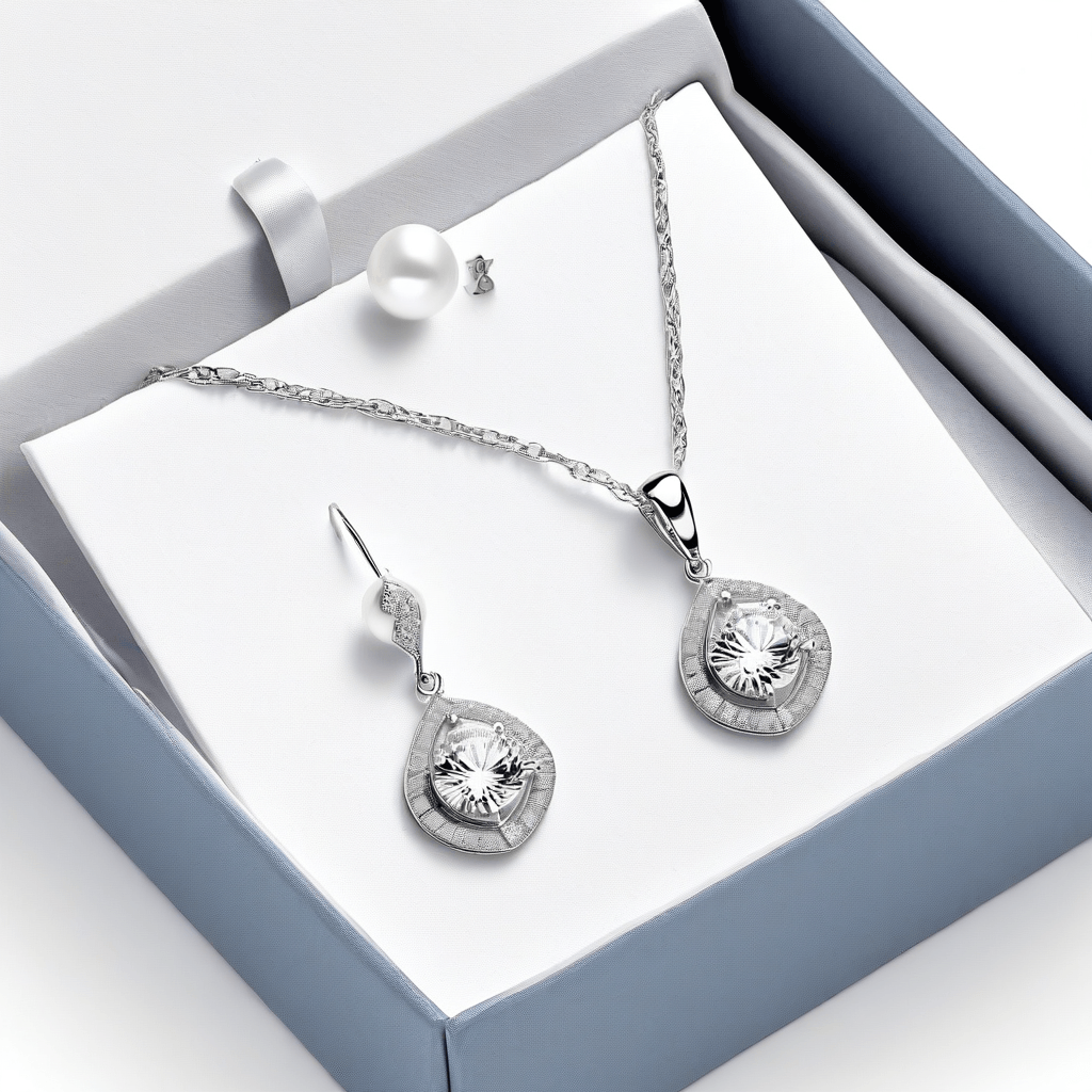 Matching Jewelry Gift Set Necklace Earrings Wholesale OEM Panyu